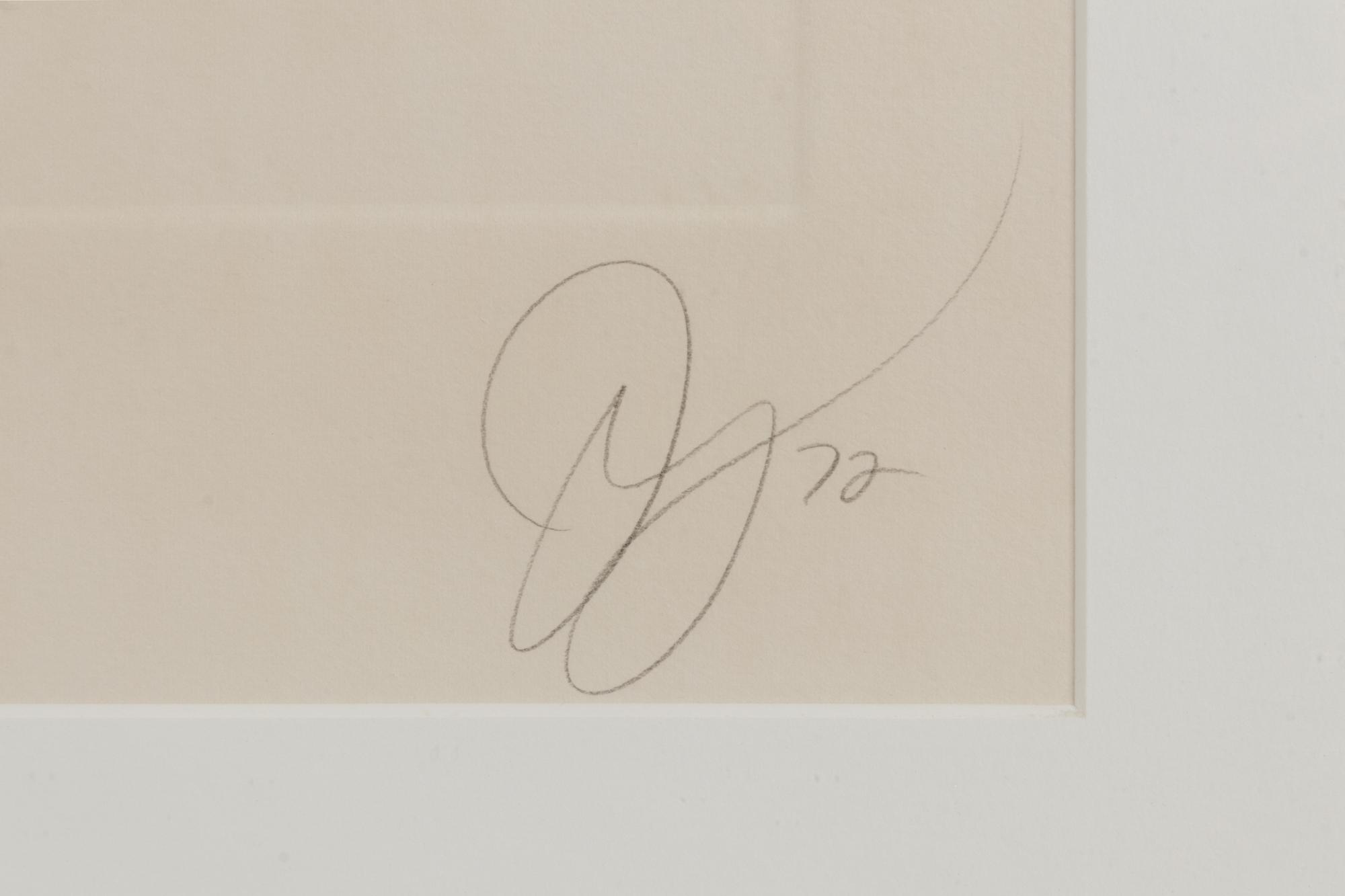 Untitled (Group of 6 works) 1972, together with Untitled, 1974