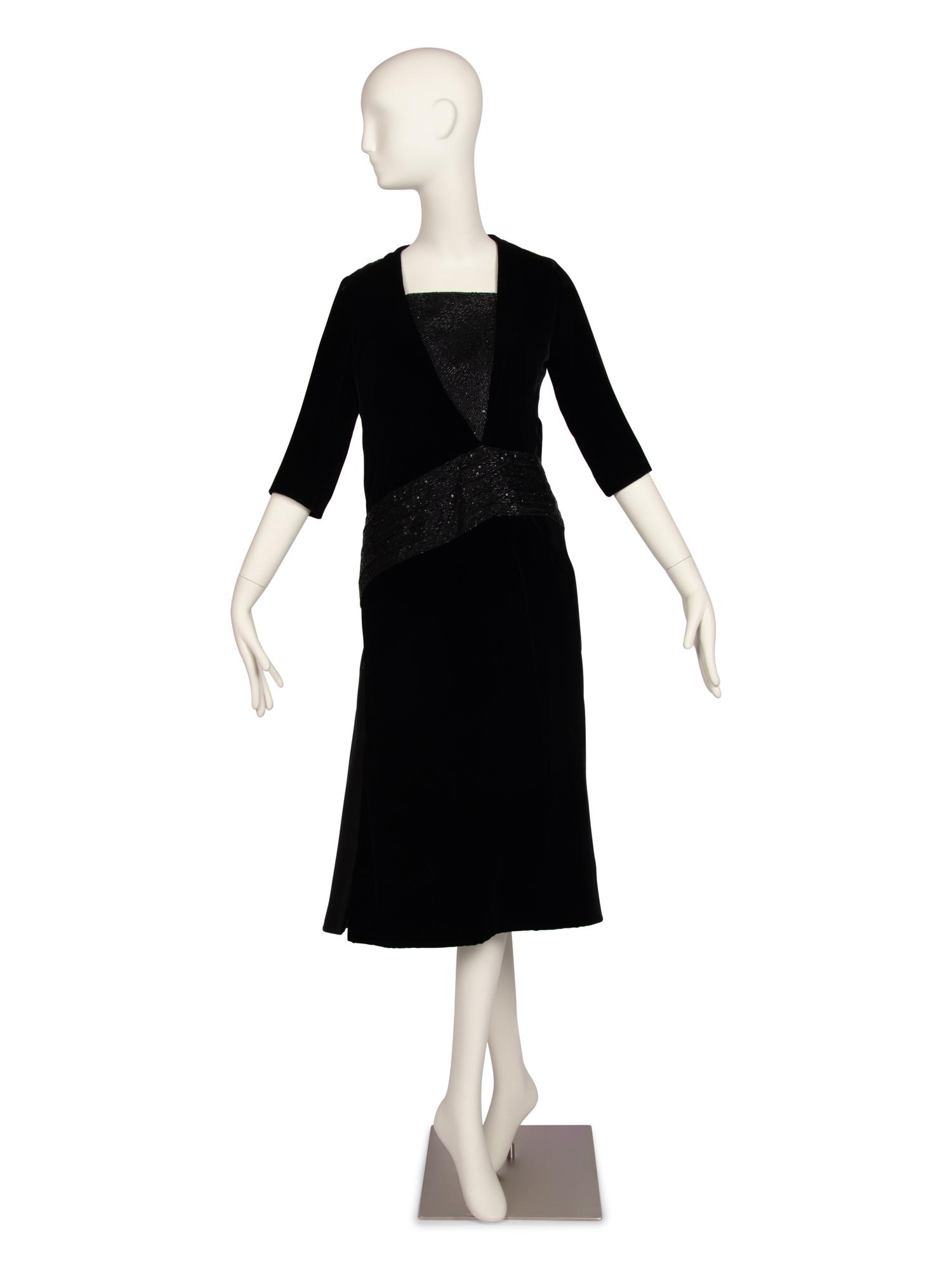 Christian Dior Haute Couture Velvet Dress, Autumn/Winter 2007-08