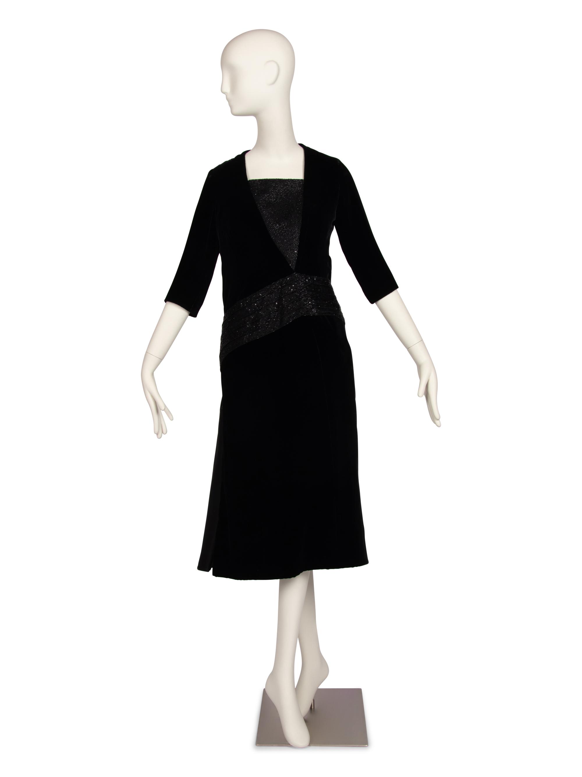 Christian Dior Haute Couture Velvet Dress, Autumn/Winter 2007-08