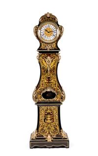 A Napoleon III Style Boulle Marquetry Tall Case Clock