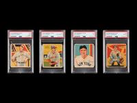 A Group of PSA Graded 1934-35 Diamond Stars Hall of Fame Baseball Cards Including Rogers Hornsby