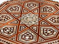 A Pair of Levantine Mother-of-Pearl Inlaid Side Tables