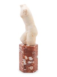 An Italian Carved Marble Torso of Aphrodite