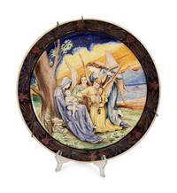 Three Italian Majolica Chargers — 19TH/20TH CENTURY