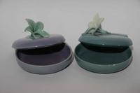 A Group of Six Haeger Pottery Table Articles Height of tallest 7 inches. — 1940s