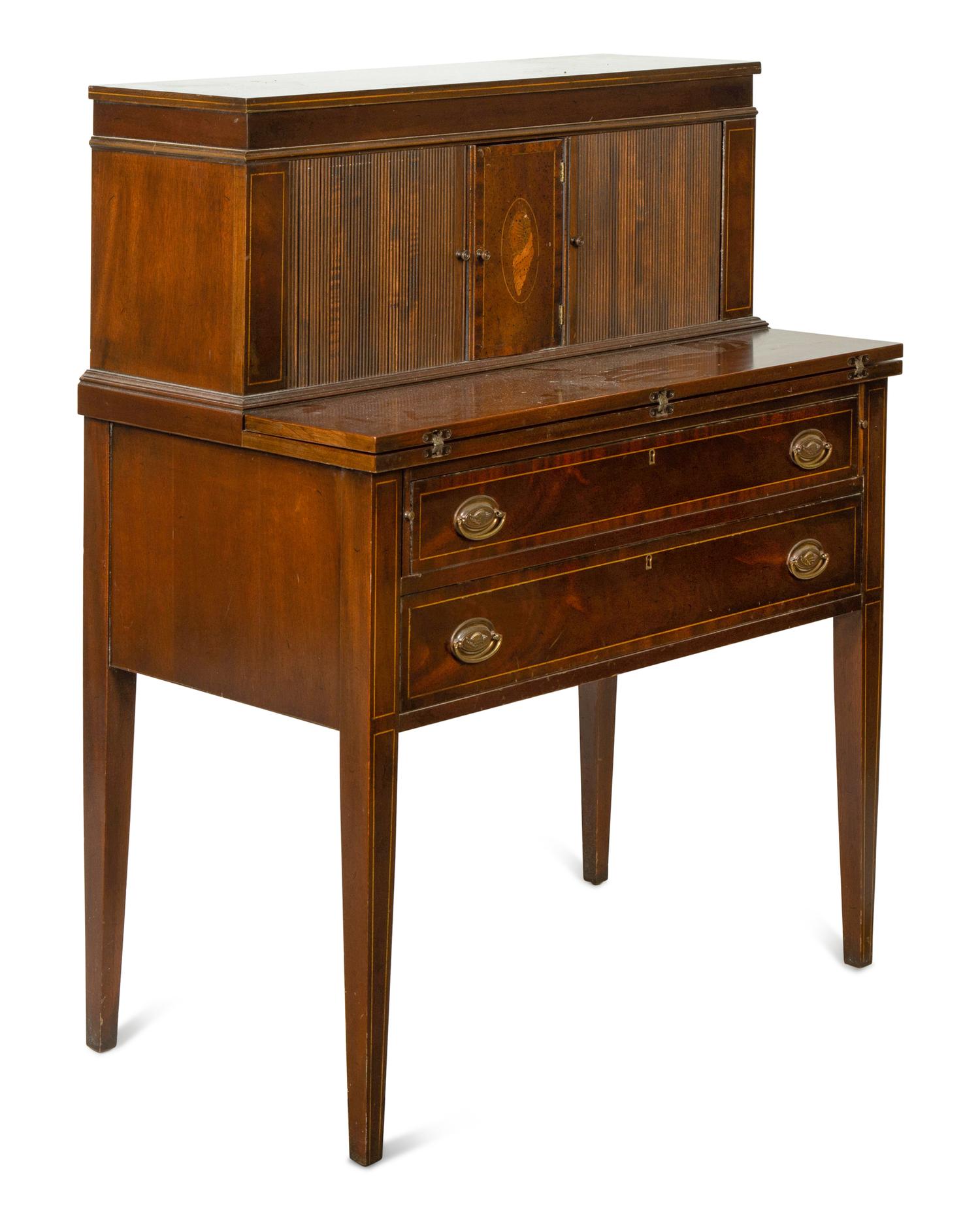 A Federal Style Mahogany Desk
