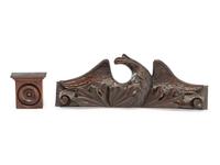 An American Classical Mahogany Eglomise Mantel Clock