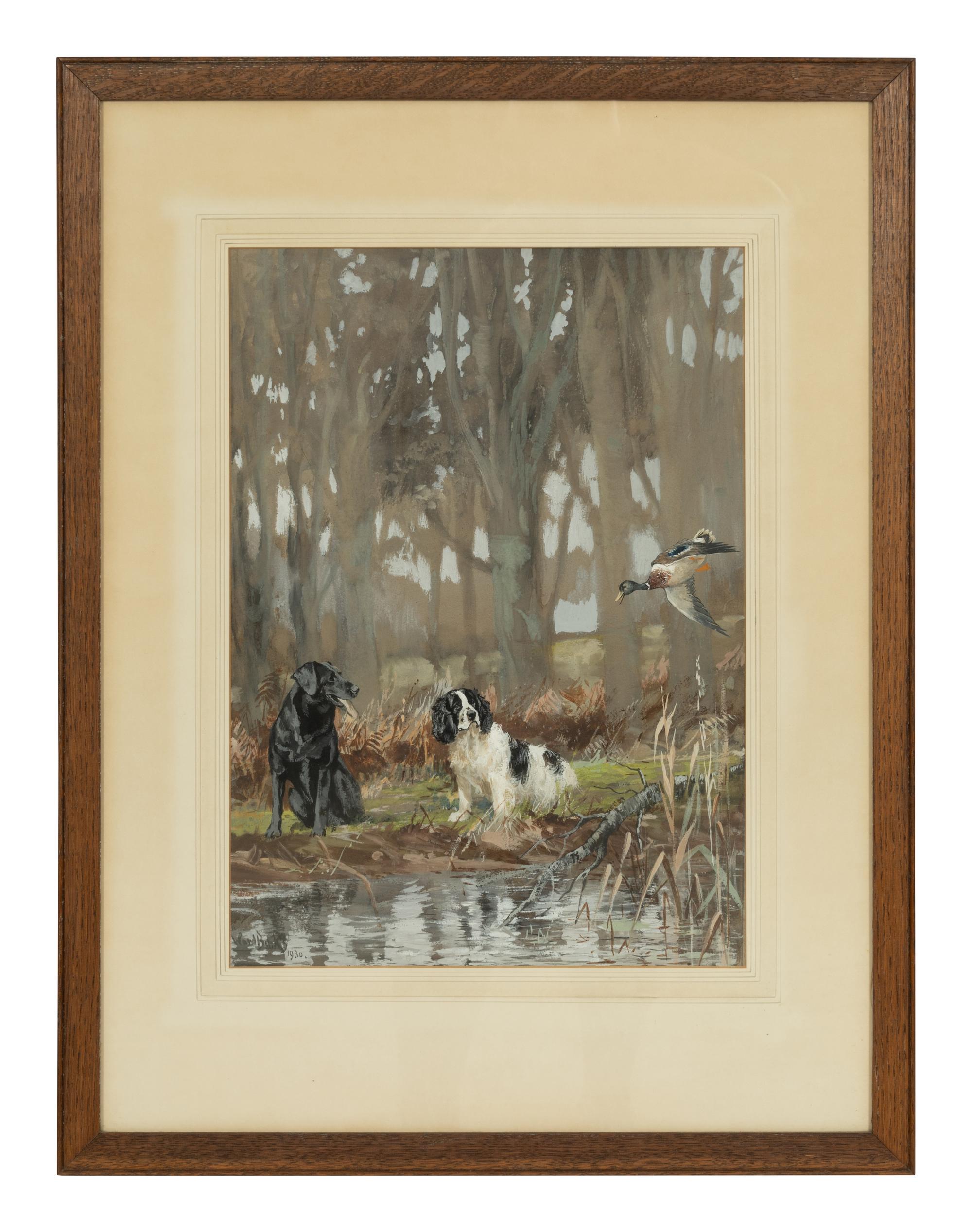 Springer Spaniels at Work and Anticipation (two works)