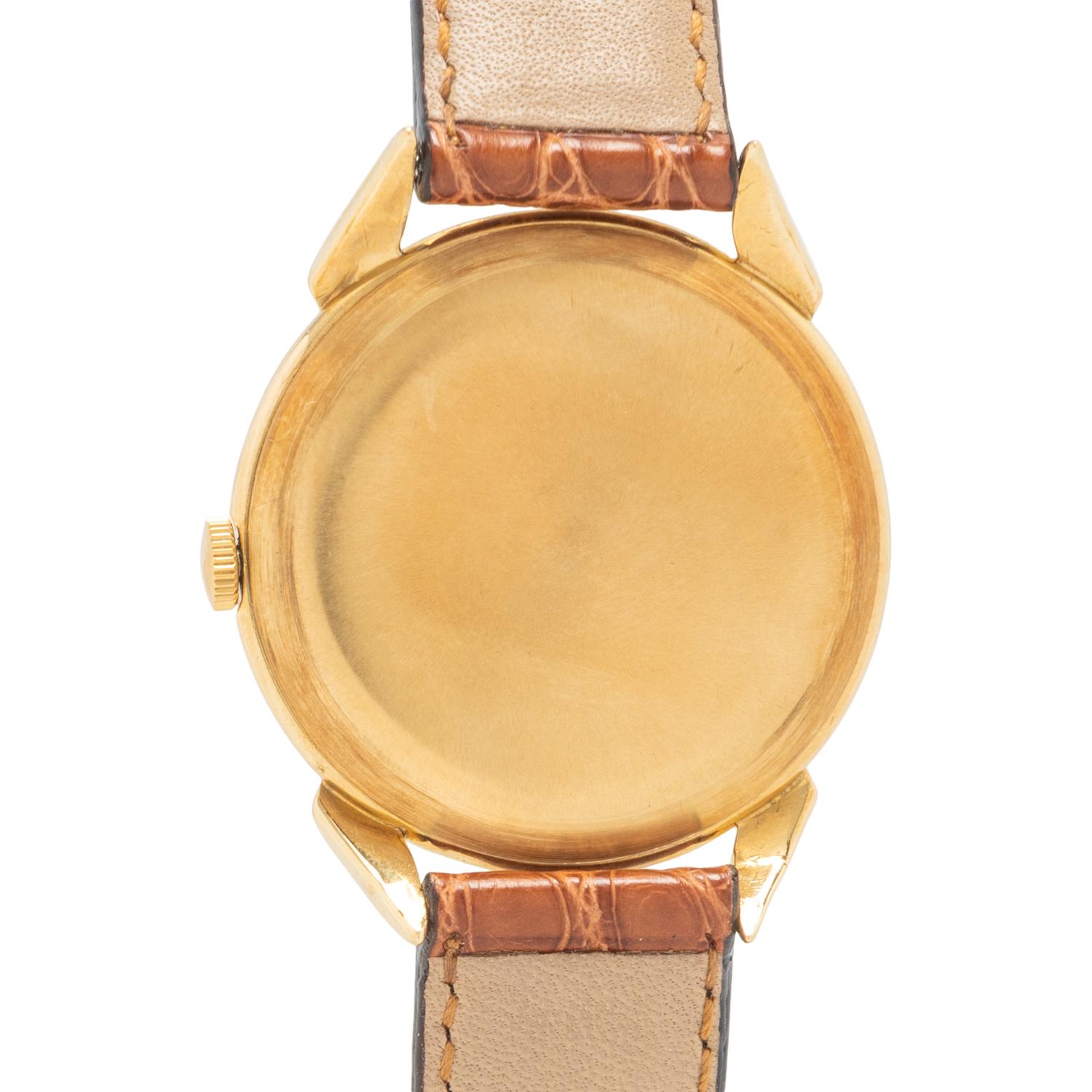 IWC, 18K YELLOW GOLD WATCH WITH IWC BUCKLE