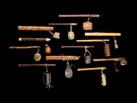 Twelve Japanese Bamboo Portable Writing Sets, Yatate