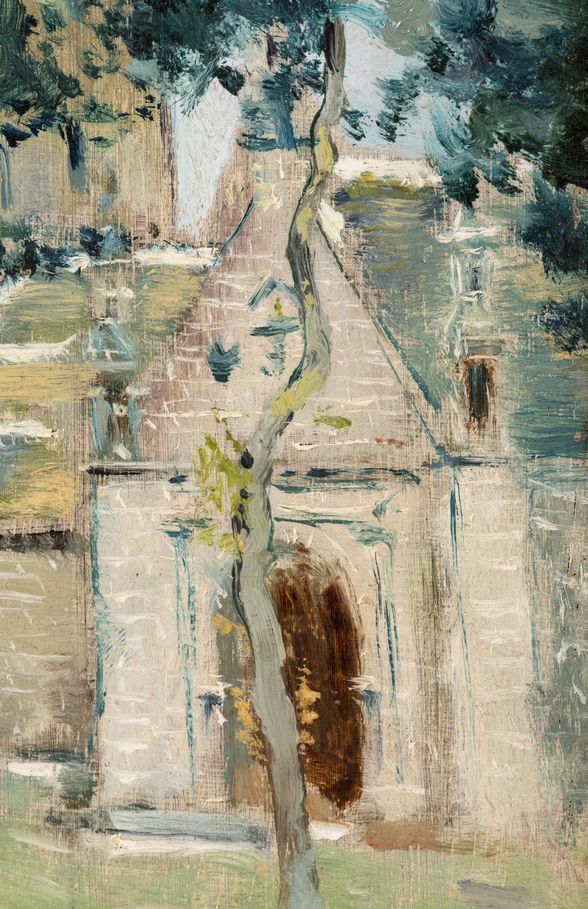 En Bretagne, l' église et le cimeti ère , 1877