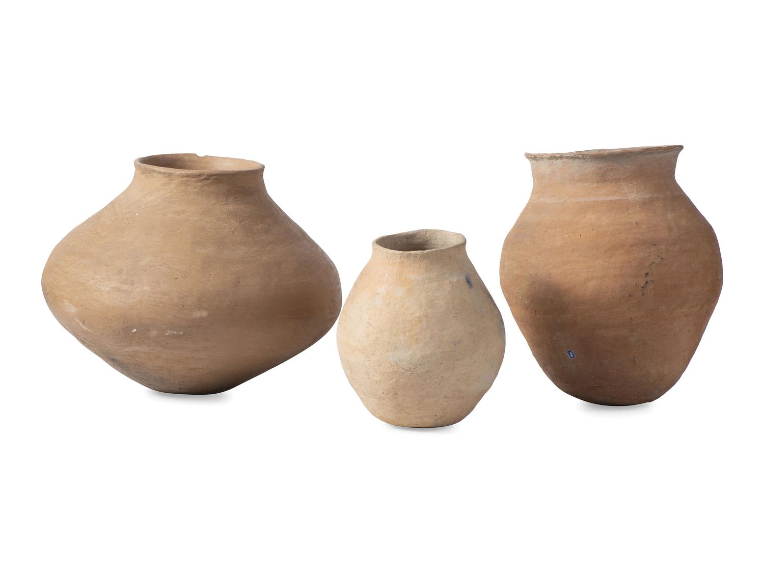 Mexican Utilitarian Buffware Storage Jars