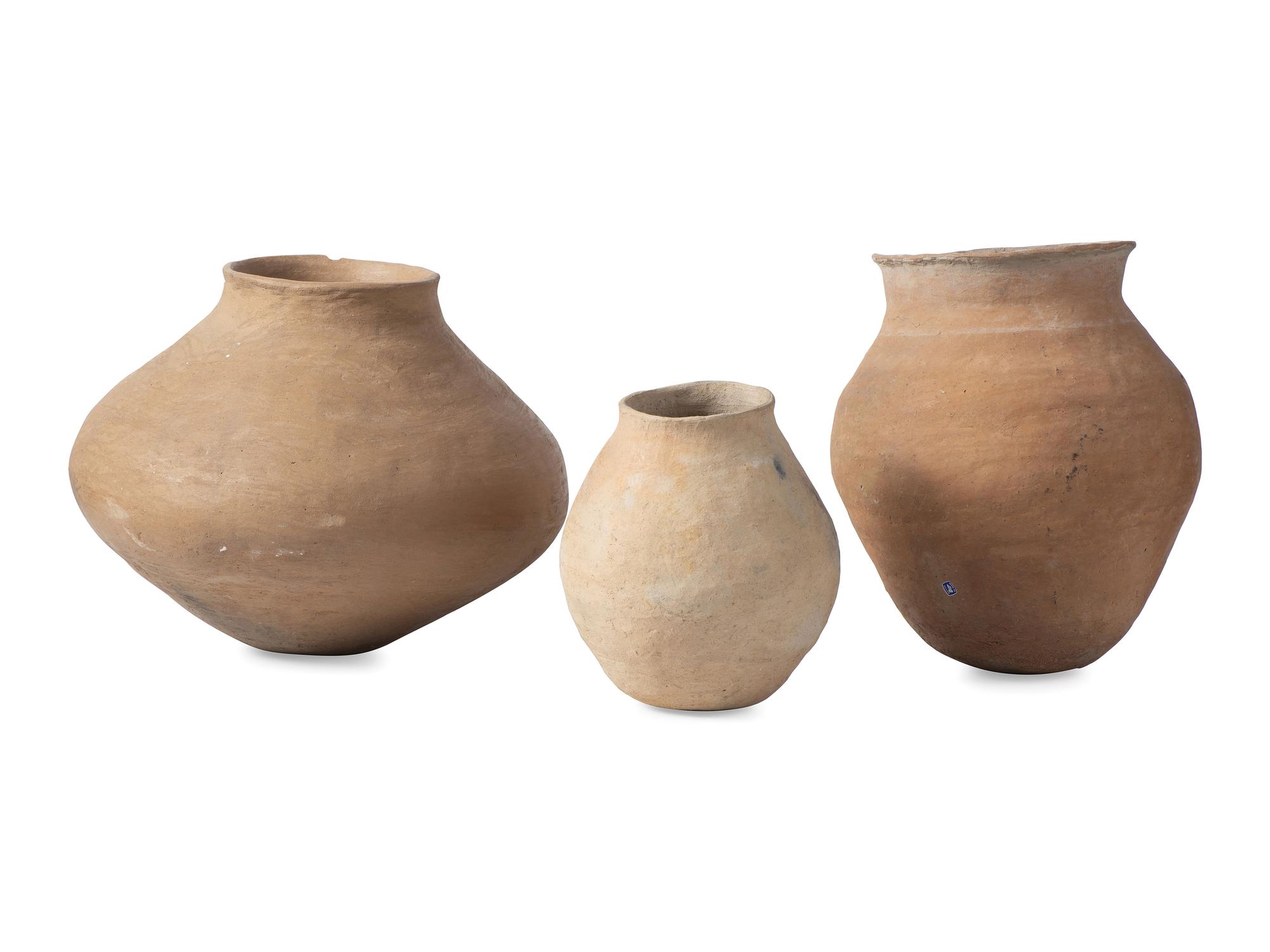 Mexican Utilitarian Buffware Storage Jars