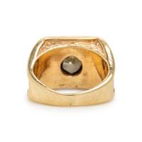 Diamond and Yellow Gold Ring