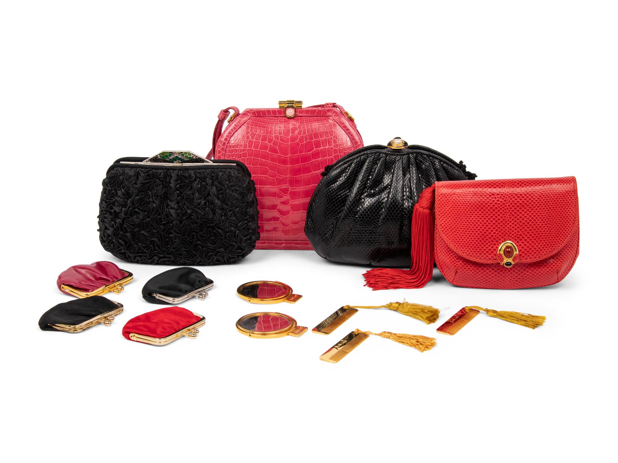 Four Judith Leiber Bags, 1980-90s