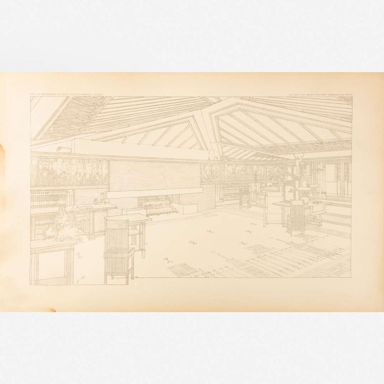[Architecture] Wright, Frank Lloyd Ausgeführte Bauten und Entwürfe von Frank Lloyd Wright
