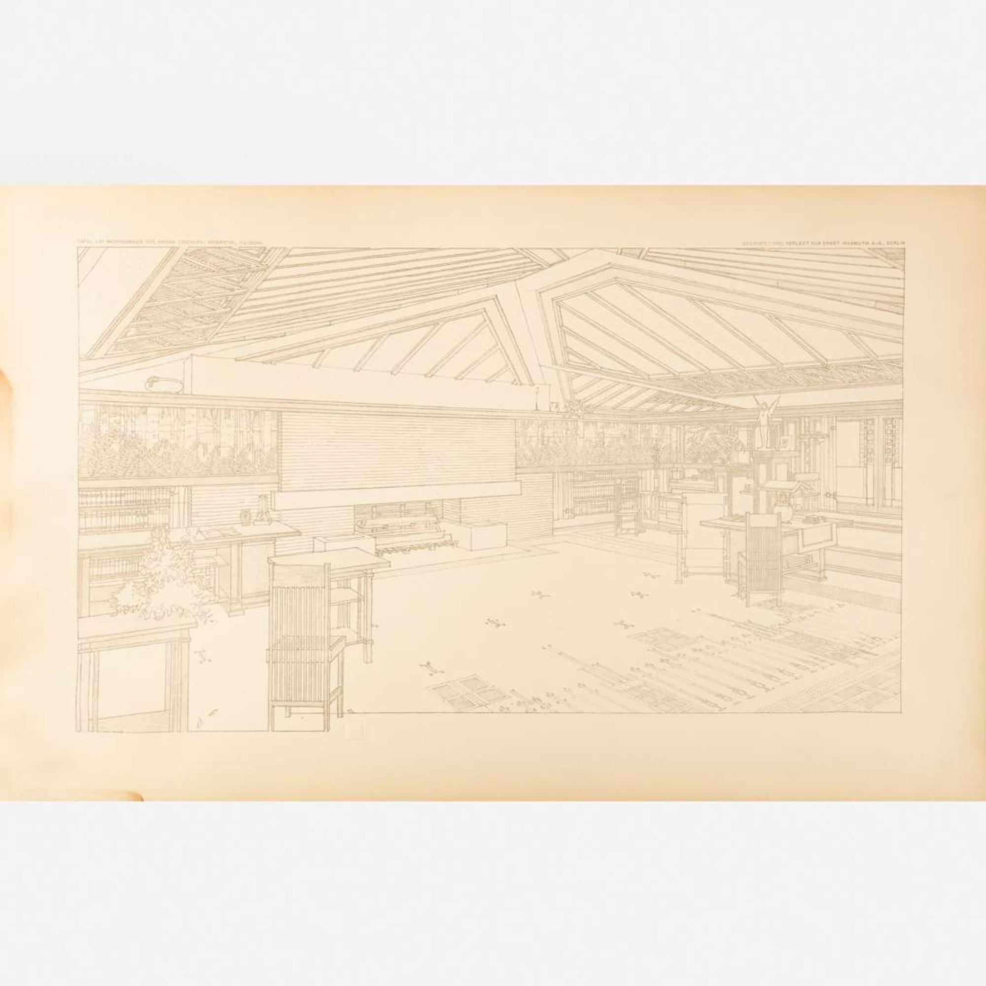 [Architecture] Wright, Frank Lloyd Ausgeführte Bauten und Entwürfe von Frank Lloyd Wright