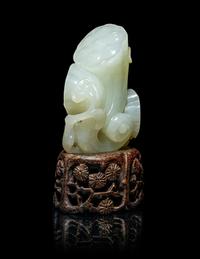 Two Chinese Jade Carvings of Fruits