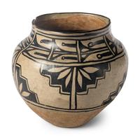 Cochiti Pottery Jar, with Dated Inscription on Base