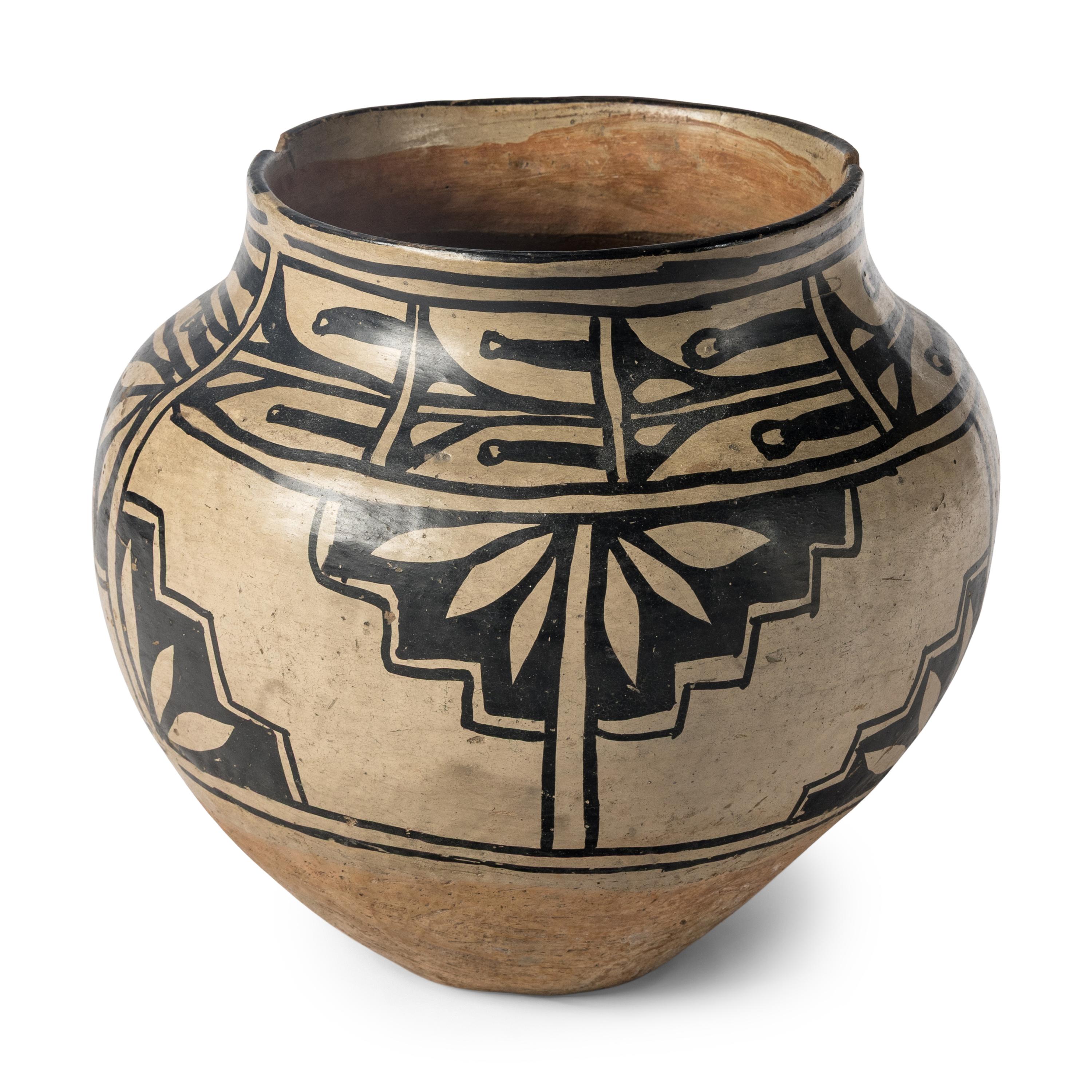 Cochiti Pottery Jar, with Dated Inscription on Base