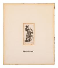 Old Beggar Woman with Gourd