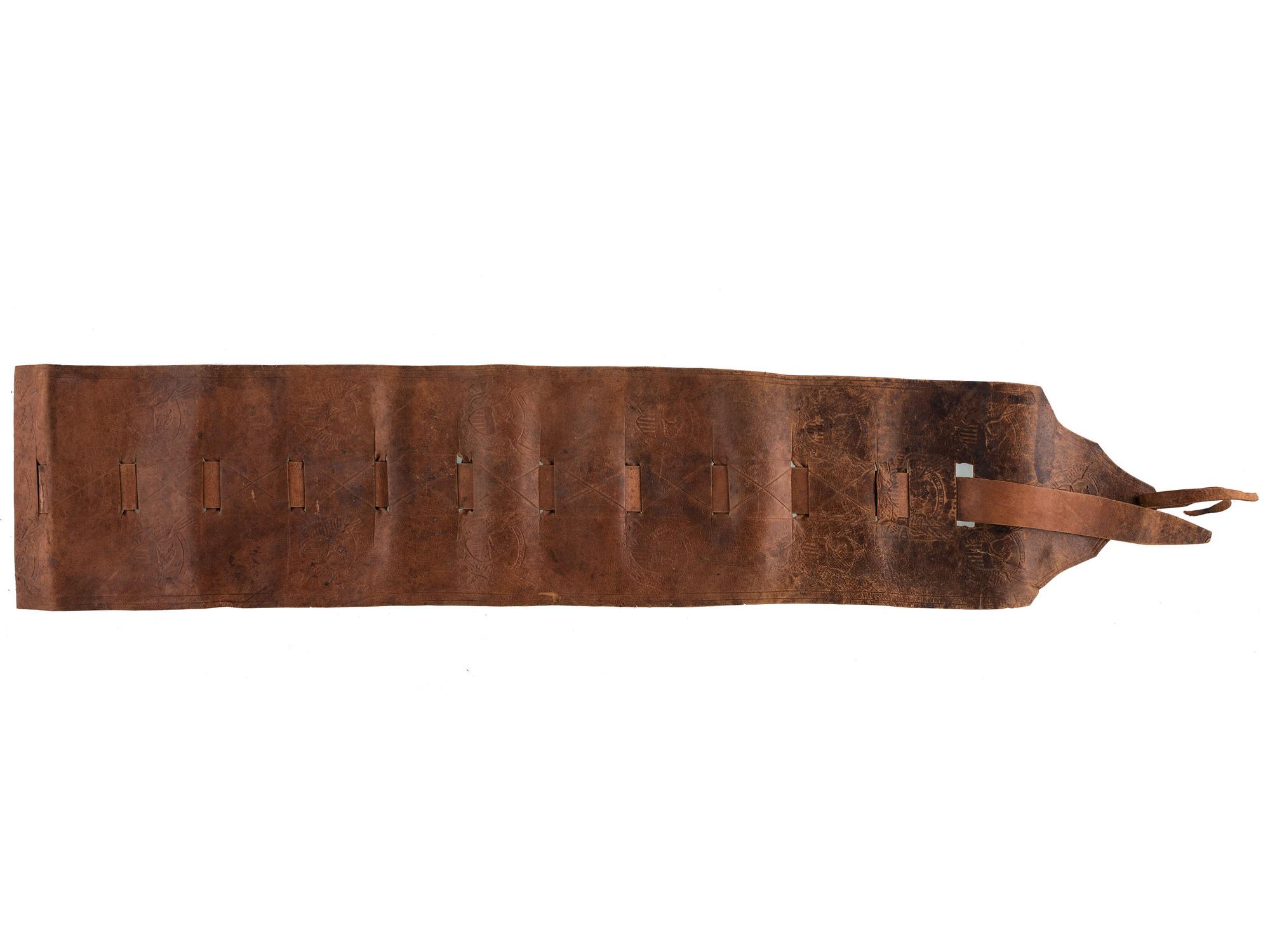 [VERMONT] -- [ILLINOIS]. Document wallet with patriotic motif and archive of business documents identified to blacksmith Joseph King (1812-1892).