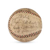 A 1929 Los Angeles Angels Team Signed Autograph Baseball