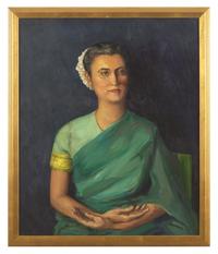 Portrait of Indira Gandhi