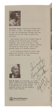 BROOKS, Gwendolyn (1917-2000). A group of 8 works, comprising: