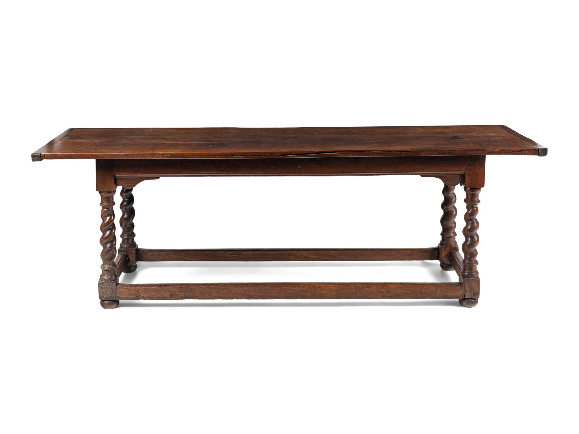 An English Oak Refectory Table