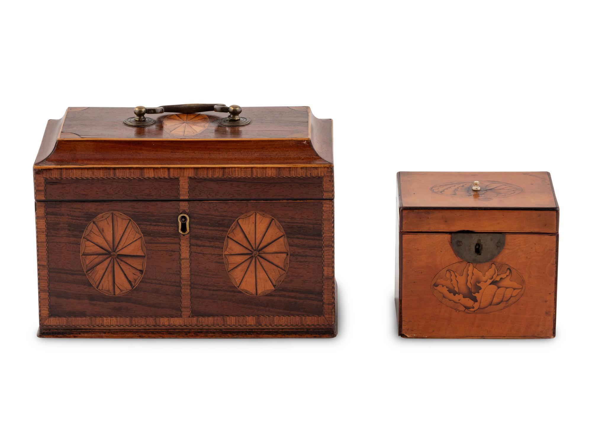 Two English Tea Caddies