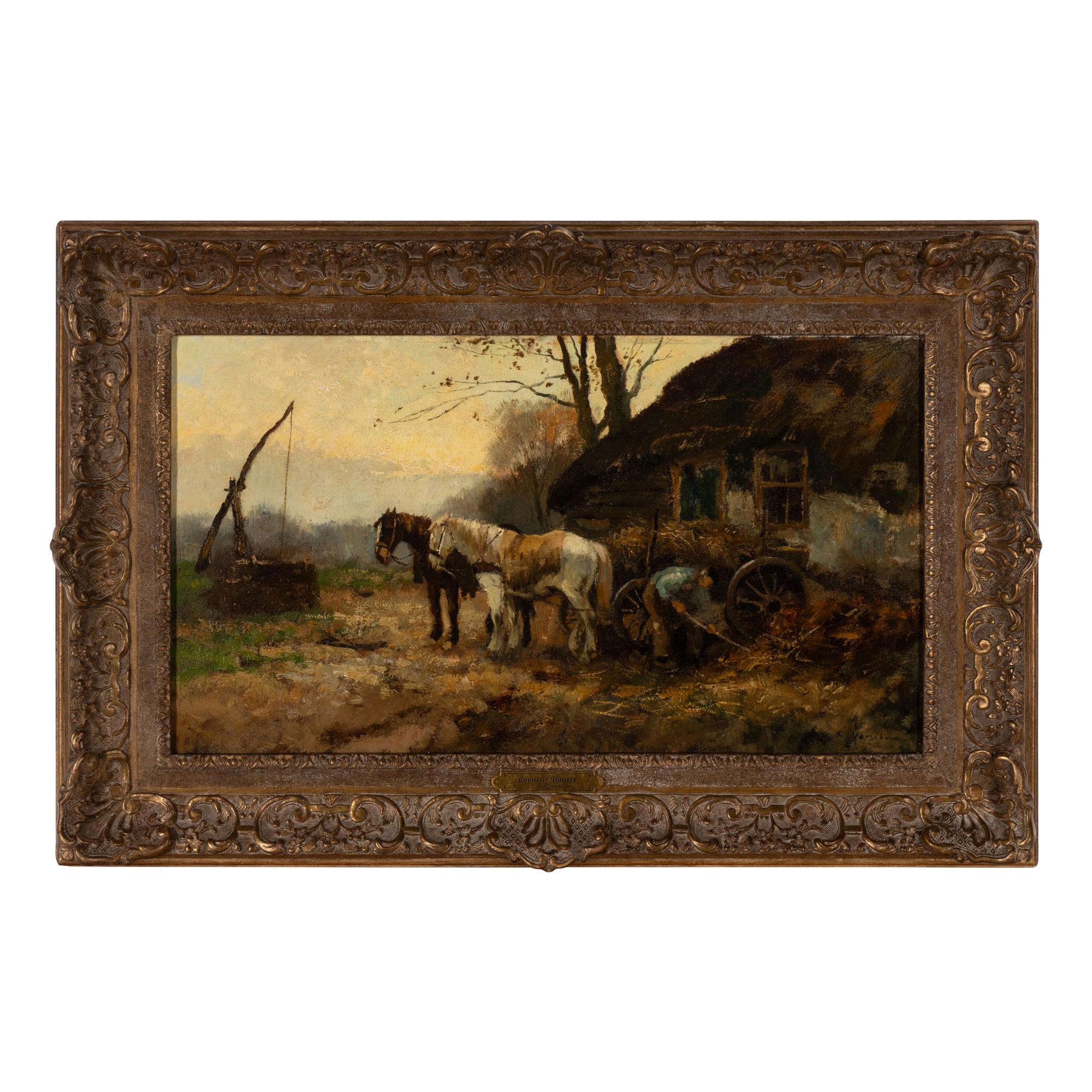 Cornelis Bouter (Dutch, 1888–1966) — The Hay Cart