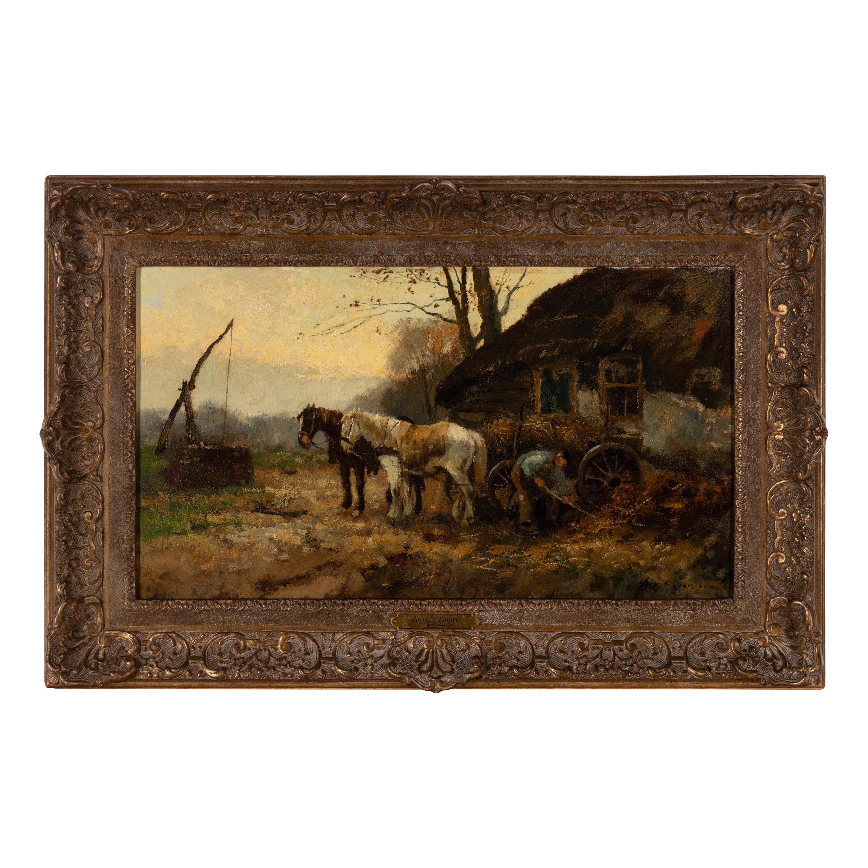 Cornelis Bouter (Dutch, 1888–1966) — The Hay Cart