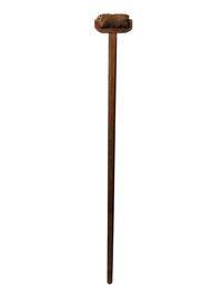 [CIVIL WAR]. Crutch with padding constructed from frock coat lining.