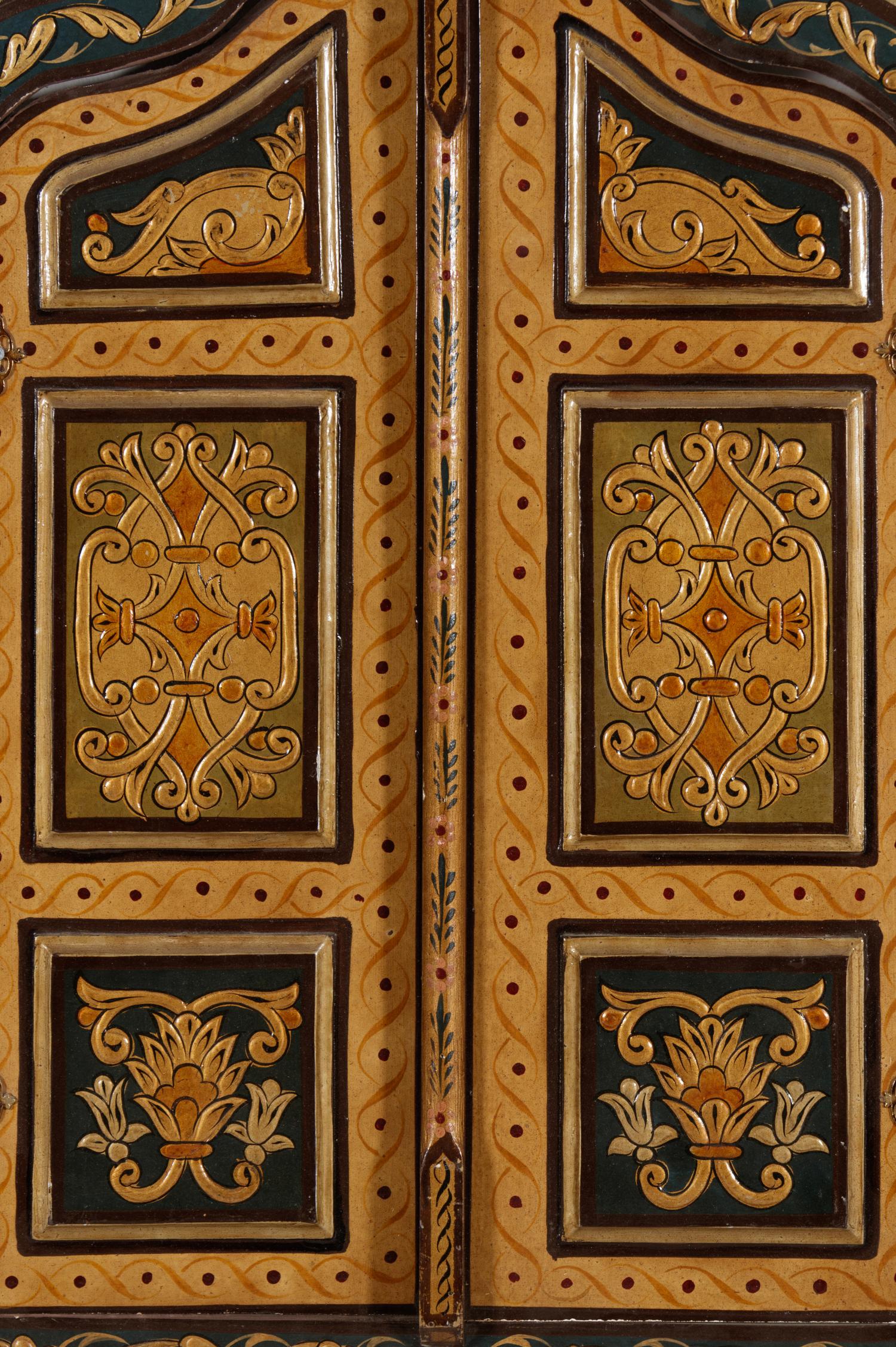 Four Carved and Polychrome-Decorated Doorways