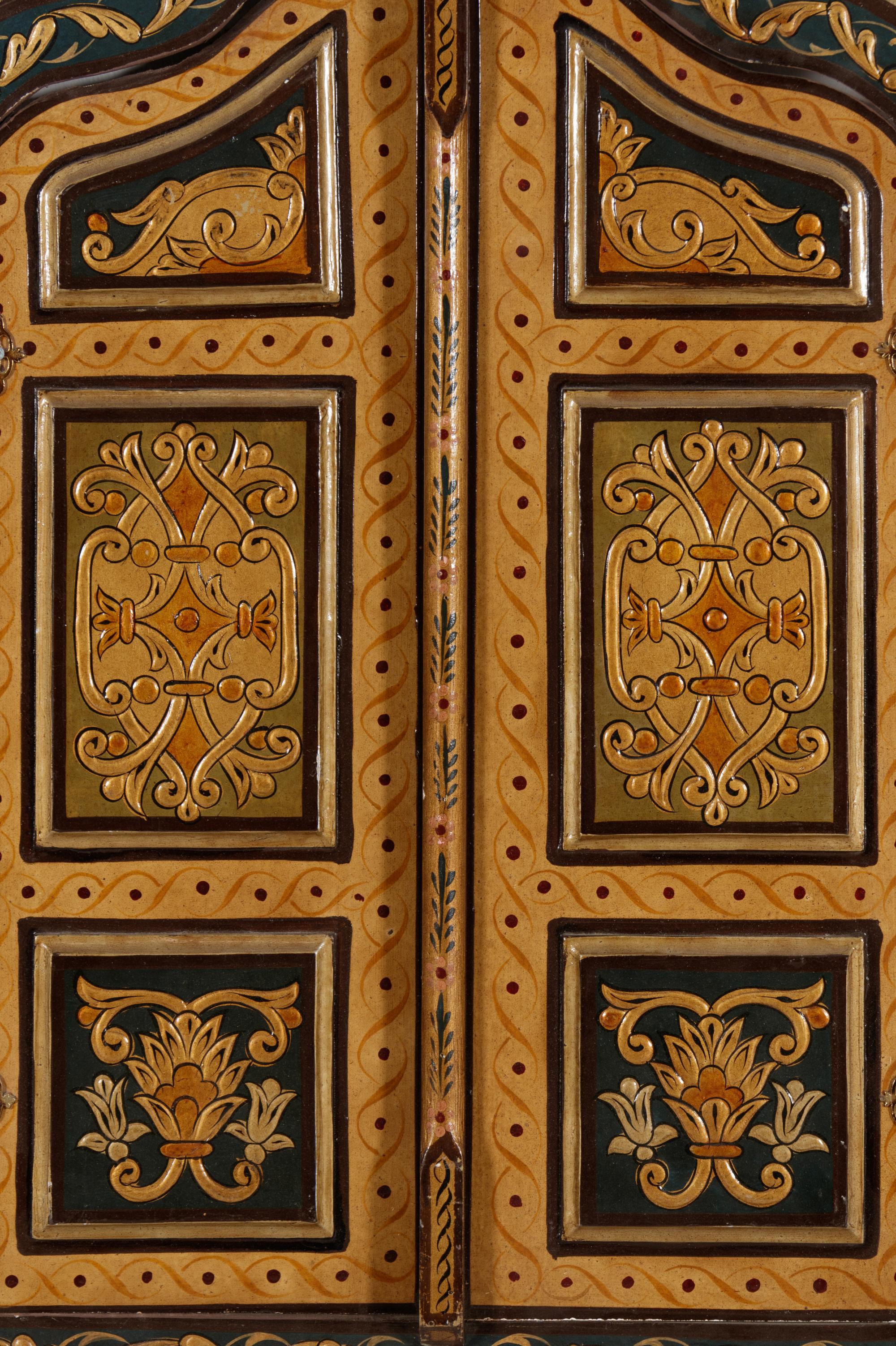 Four Carved and Polychrome-Decorated Doorways