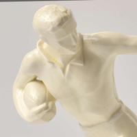 A Wedgwood Queensware "Rugby Player" Figure UK, 1930s