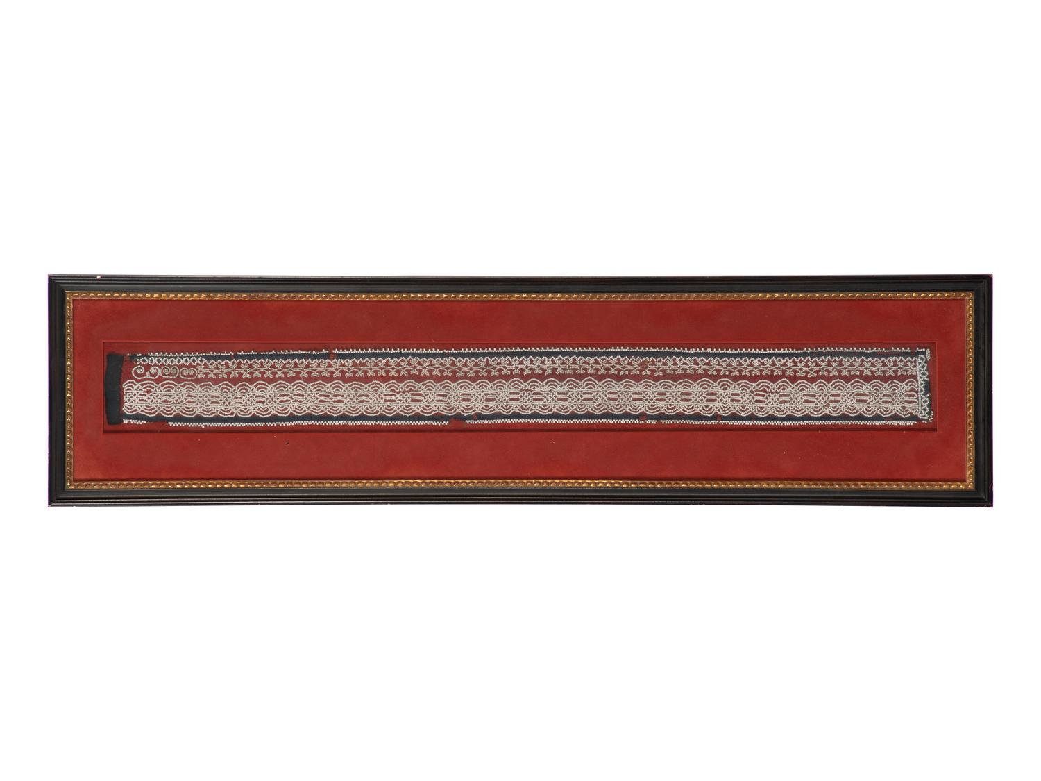 Seneca Beaded Wool Belt, with Provenance