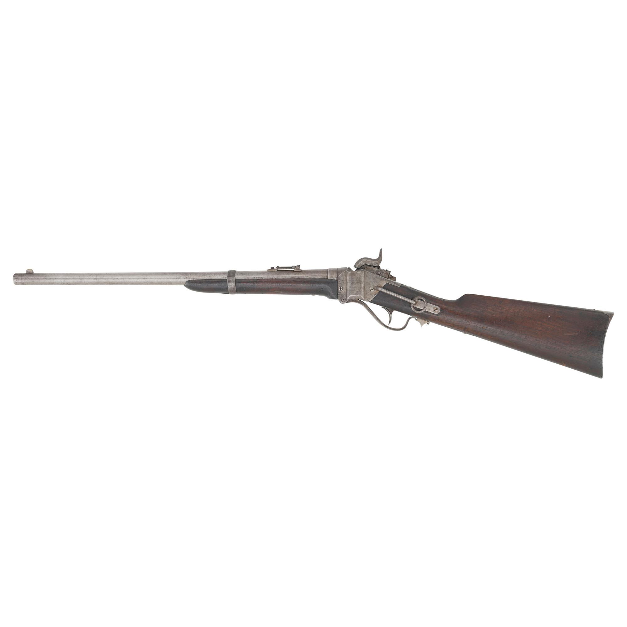 Transitional Sharps New Model 1863 Carbine with Patchbox Stock