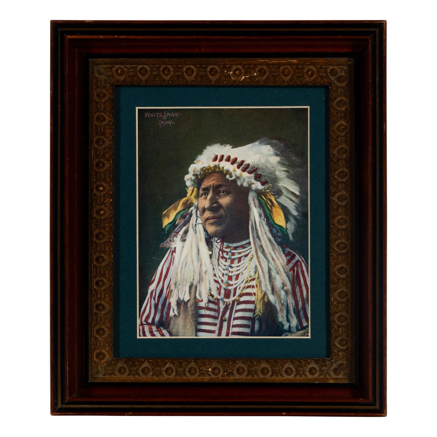 Rinehart, Frank (1861-1928). A group of 5 photographs and prints of Native American subjects.