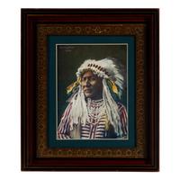 Rinehart, Frank (1861-1928). A group of 5 photographs and prints of Native American subjects.