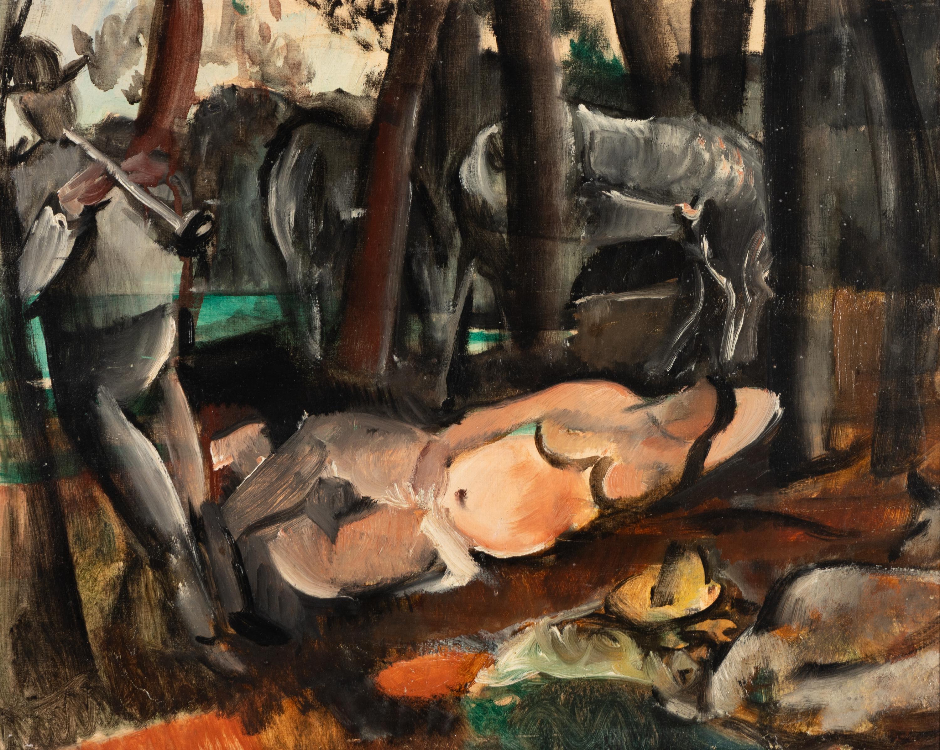 Georges (Karpeles) Kars (Czech, 1882-1945) — Repos à L'Ombre des Arbres , 1919