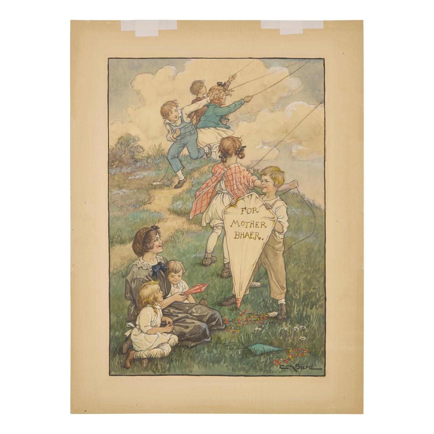 Little Men, Demi Appeared with a Huge Kite, on Which was Printed 'For Mother Bhaer,' 1928