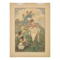 Little Men, Demi Appeared with a Huge Kite, on Which was Printed 'For Mother Bhaer,' 1928
