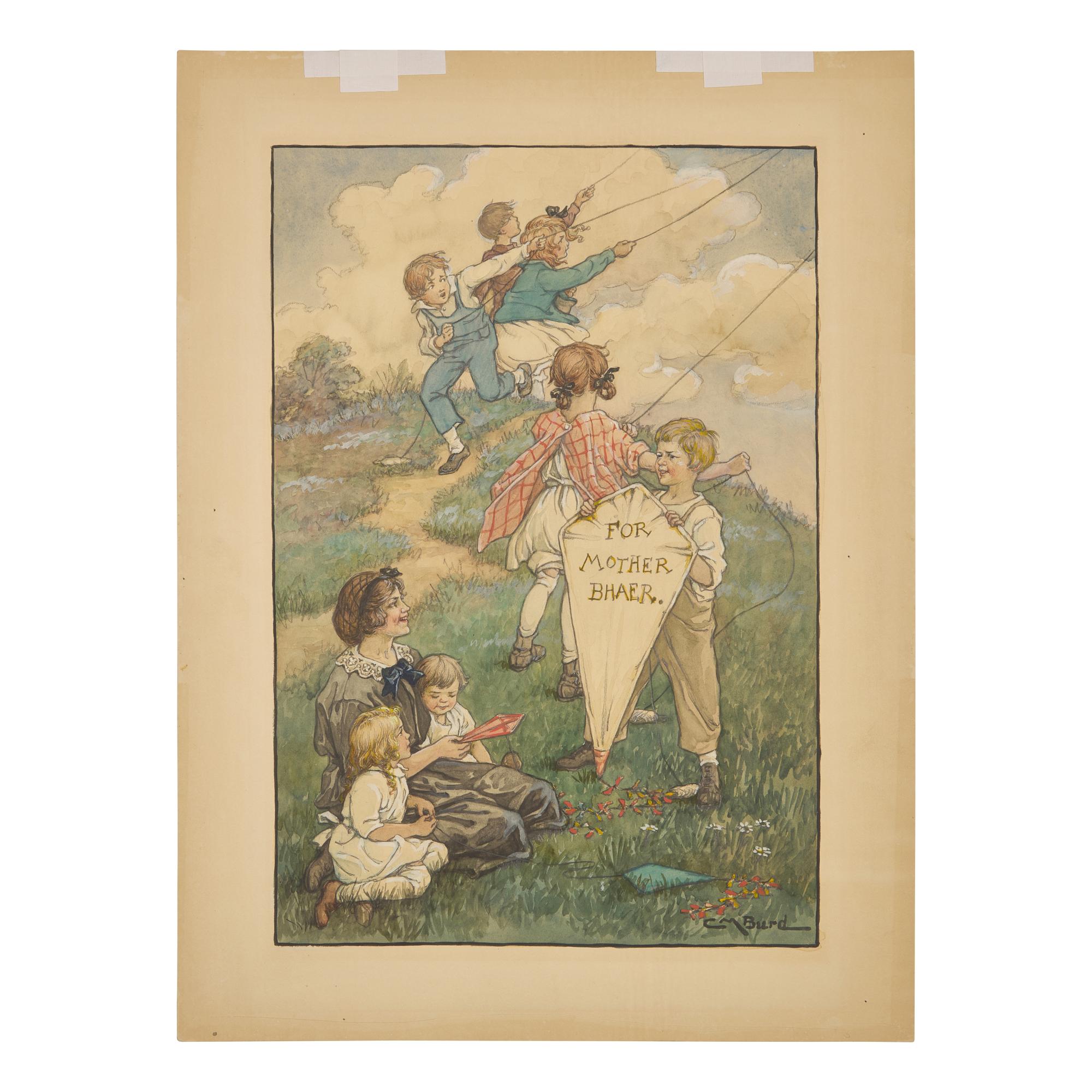Little Men, Demi Appeared with a Huge Kite, on Which was Printed 'For Mother Bhaer,' 1928