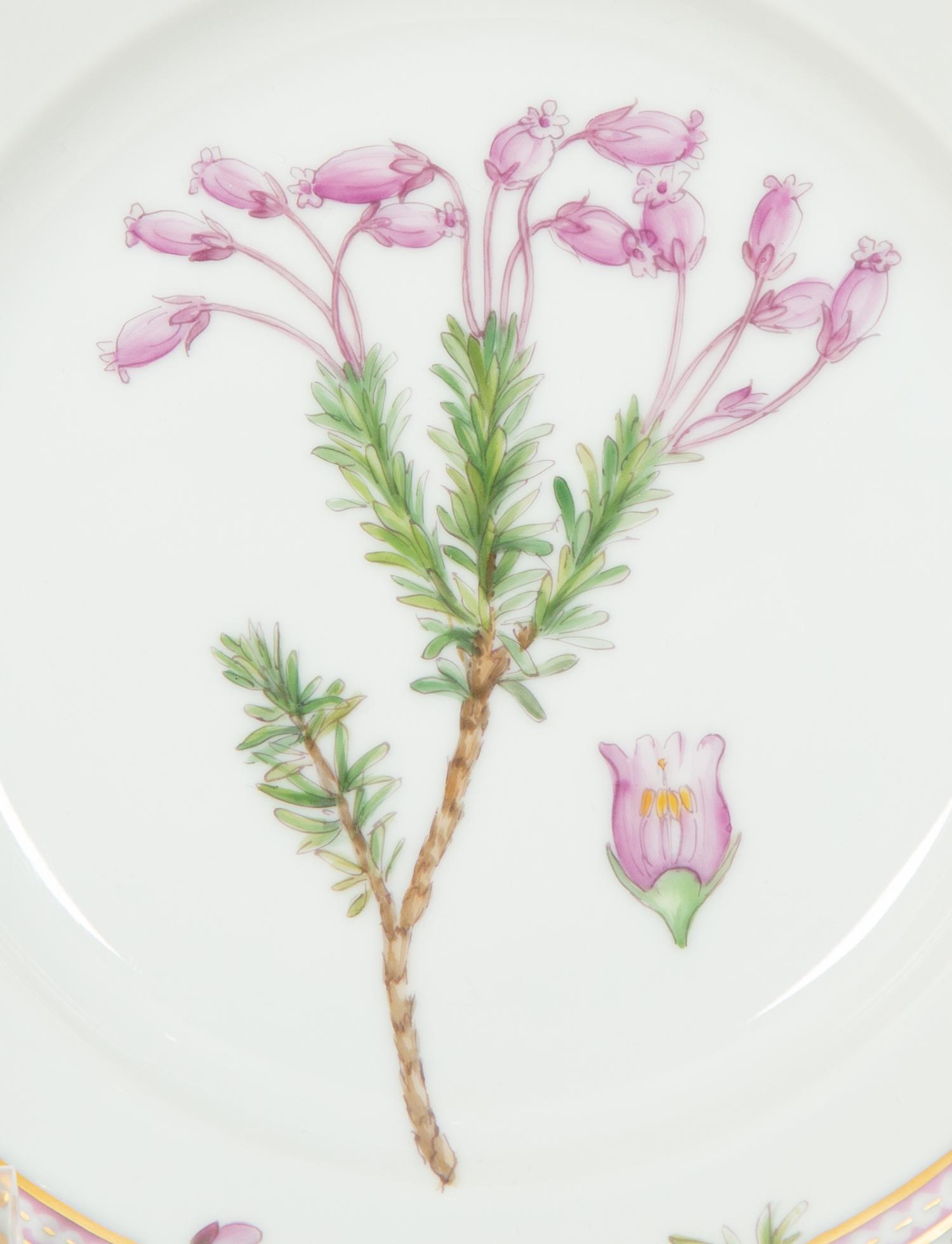 Three Royal Copenhagen Flora Danica Porcelain Table Articles