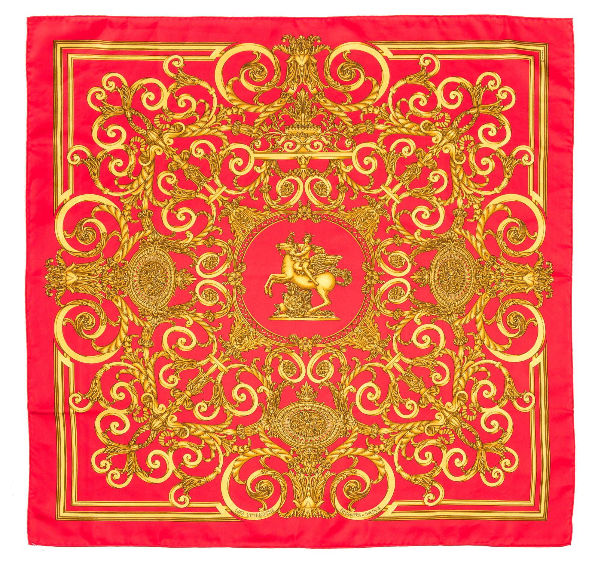 An Hermes 90cm Silk Scarf, 36"x36".