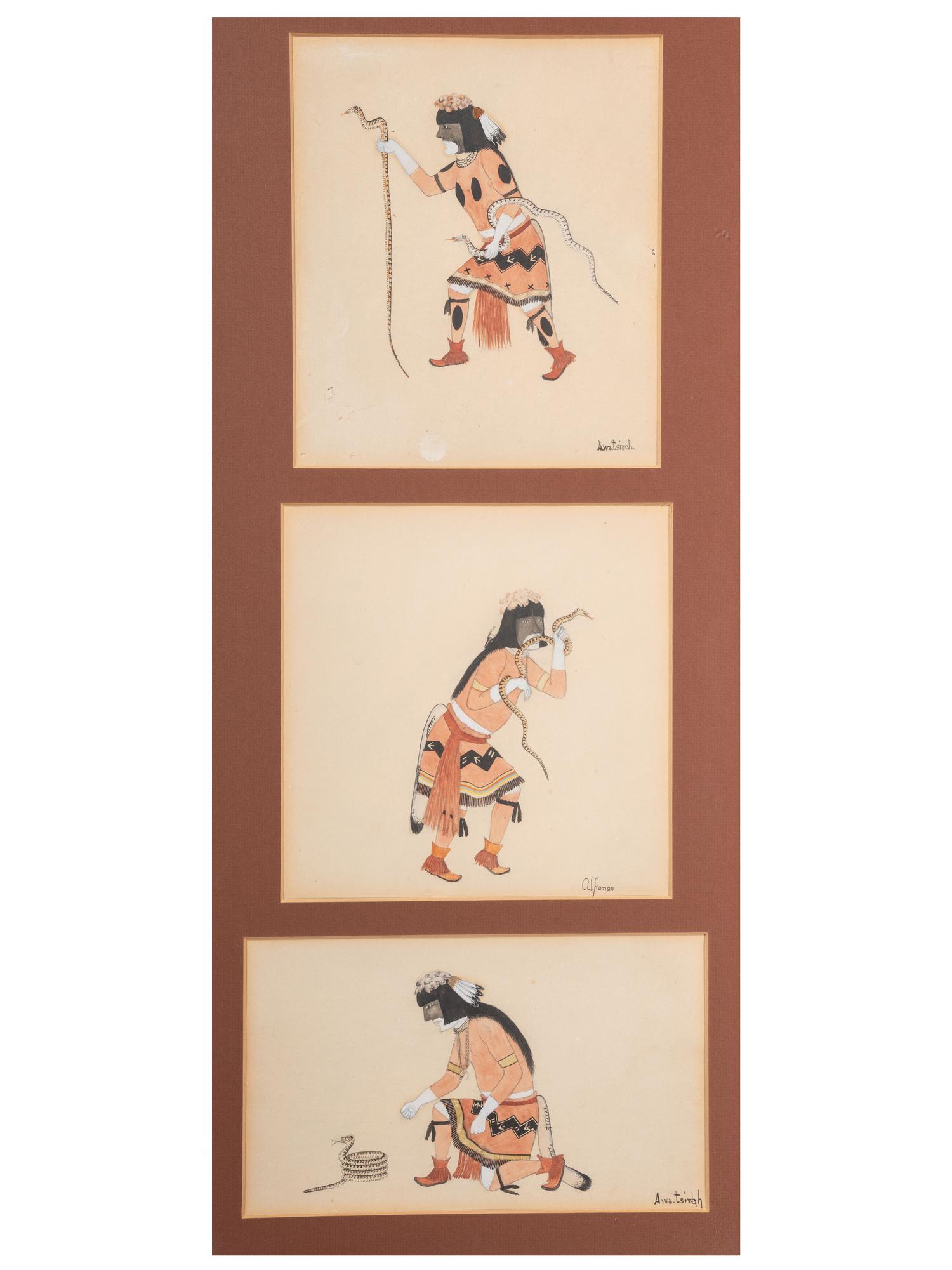 untitled, Snake Dancer Triptych