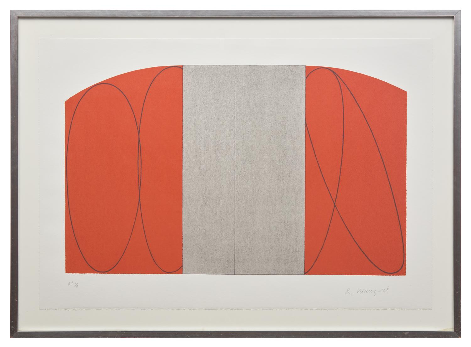 Untitled (Red/Gray Zone) (Lincoln Center/List Print at the Barbican Centre) , 1997