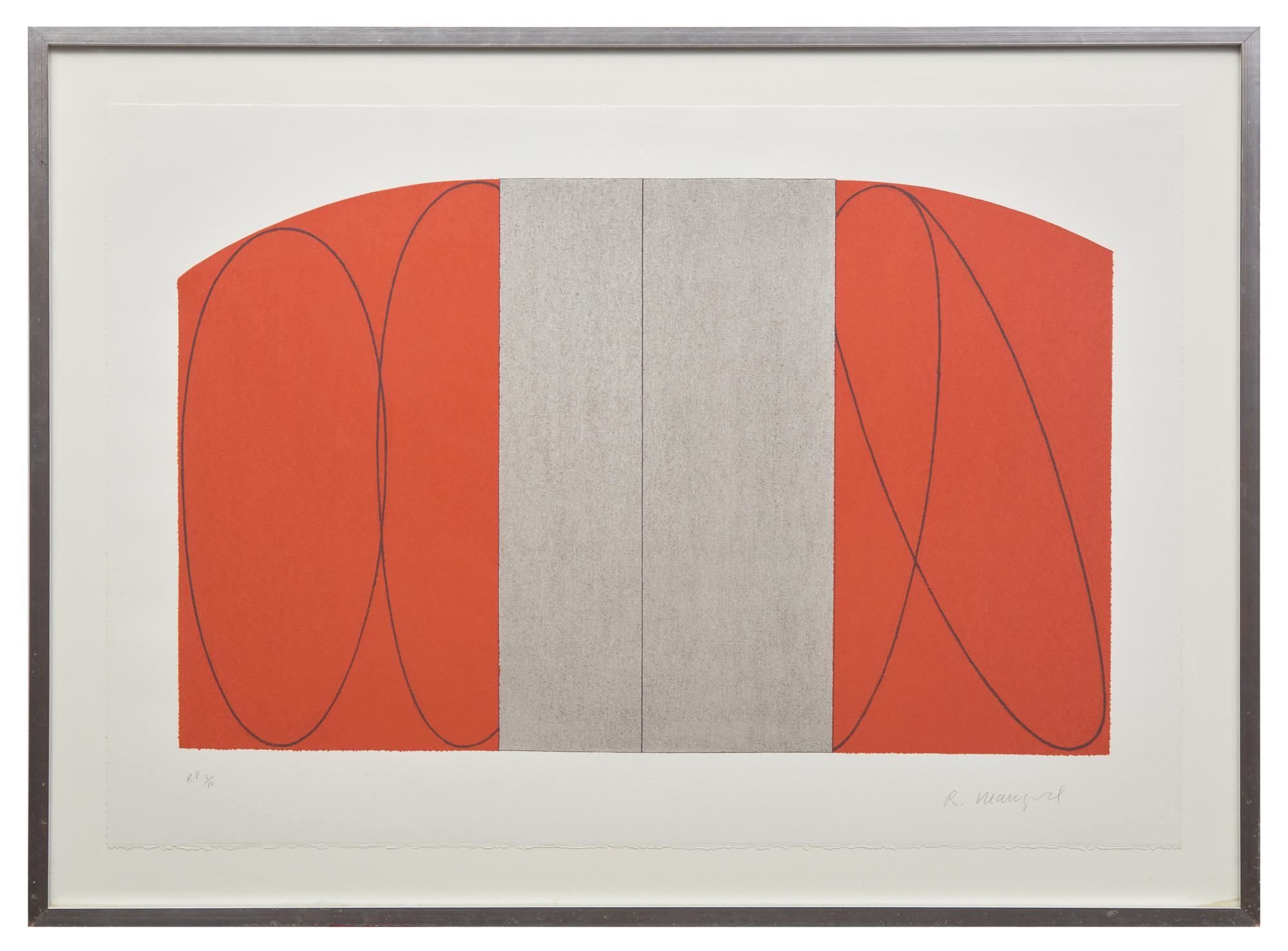 Untitled (Red/Gray Zone) (Lincoln Center/List Print at the Barbican Centre) , 1997